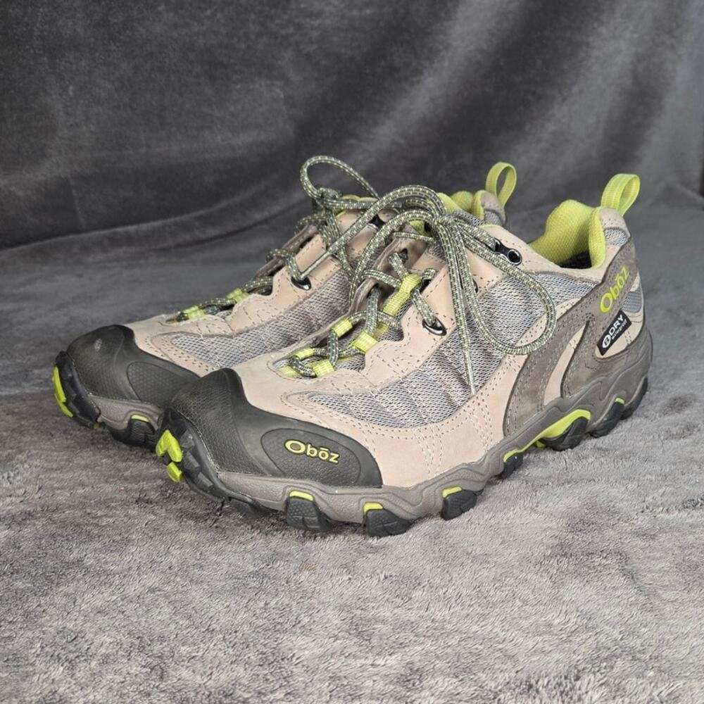 Oboz Womens Hiking Shoes Low Top Lace Up BDry Size 8